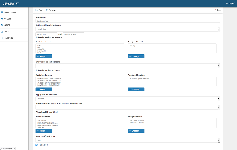 BLE ASSET TRACKING