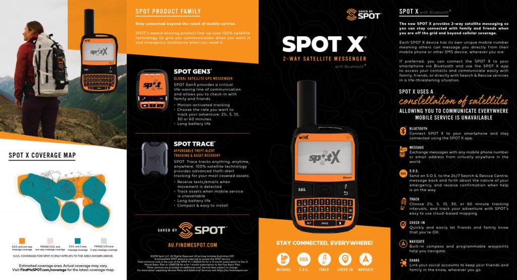 SPOT X 2Way Satellite Messenger With Bluetooth Simply Unified