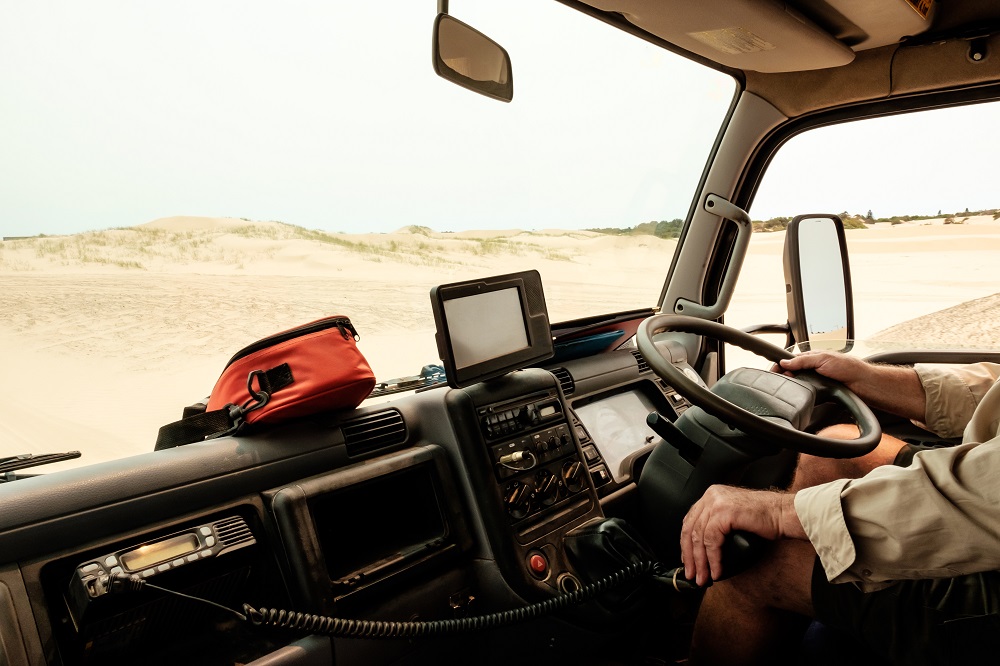 A truck driver in remote locations is classified as a lone worker