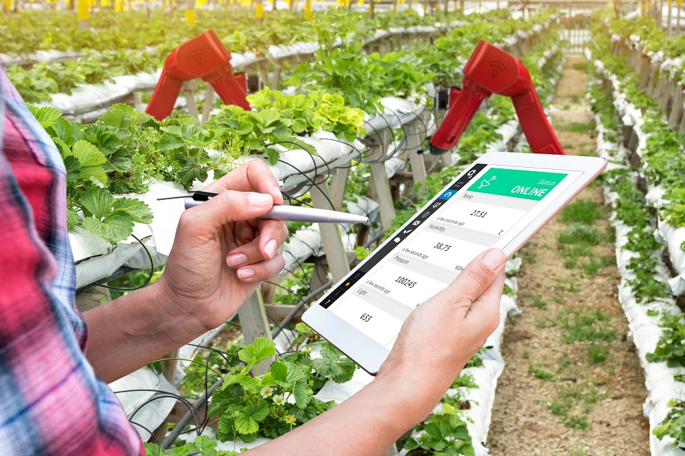 Smart farming using BLE technology