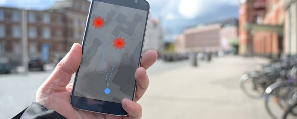 smartphone with gps tracking